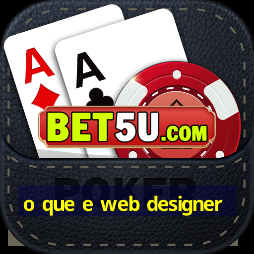 o que e web designer